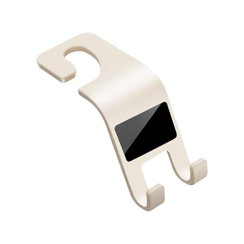 Ganchos para reposacabezas de coche, colgador de asiento interior, ahorro de espacio con sujeción segura, equipo de conducción con instalación rápida, accesorio de vehículo de 4.05 x 1.81 x 2.36