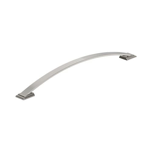 Image of Amerock Candler 12-5 /8 inch (320mm) Center-to-Center Satin Nickel Cabinet Pull, BP29353G10