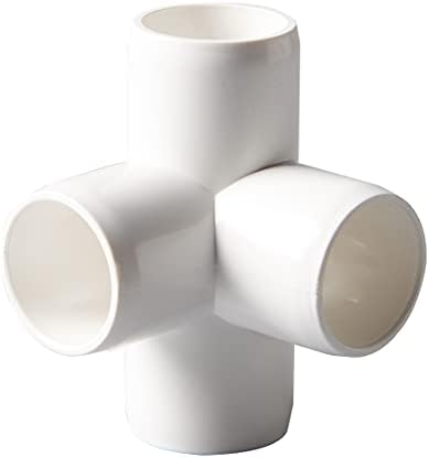 Amazon.com: 2PCS 1-1/4 Inch SCH40 4 Way Cross PVC Connector Elbow Pipe ...