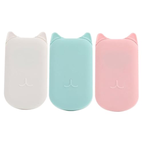 DECOMELODY 3箱 携帯用手洗い用香p片箱 無臭で肌に優しい旅行用ソープシート 持ち運び便利なミニボックス入り携帯鹸シート 白 青 ピンク各