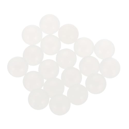 uxcell 20pcs PP Plastic Bearing Balls 11mm Solid Plastic Balls, Precision Bearing Ball, White
