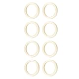 Zunishaone Ersatz des Filzrings für den unteren Burr der Filzscheibe | Mahlwerk-Teile für Maschinen, 8-teiliges Set mit Ringzubehör aus Wolle mit weichem Mahlen leicht für die