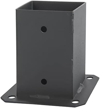 ADGO Pfostenträger Set 4er | 60x750mm Einschlagbodenhülsen | Feuerverzinkt Für Zaun & Pergola