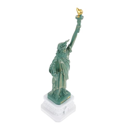 Statue Liberté décorative en résine verte LIFKOME - 2