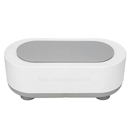 Ultrasonic Jewelry Cleaner Professional High Frequency Vibration One Key Operation Ultrasonic Jewelry Machine For Glasses White #TOP2