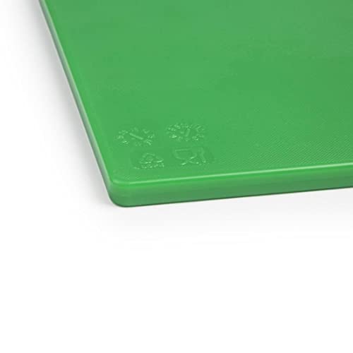 Hygiplas J253 Hygiplas Low Density Chopping Board, 450 mm x 300 mm x 12 mm, 17.75 x 12 x 0.5", Green