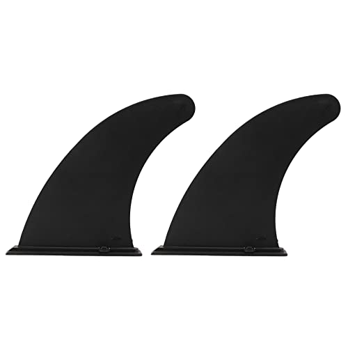 Lioggyet 2X Al Aire Libre Tabla de Surf Paddle Board Nylon Tabla de Surf Divisor de Agua Tipo de Hebilla ExtraíBle Inflable Centro Sup. Tobillo Stand Paddle Board Aleta de Canoa