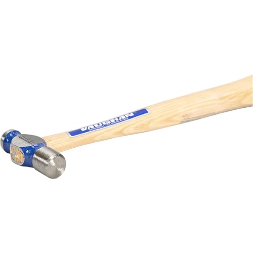 VAUGHAN Ball Pein Hammer, 4 oz, Hickory Handle, American high Carbon Steel, TC504, VN15130