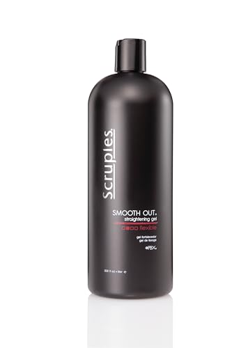 Scruples Smooth Out Hair Straightening Gel - 33.8 Fl Oz - Shine Enhancing & Smoothing Frizz Control Styling Solution for Women and Men with All Hair Types