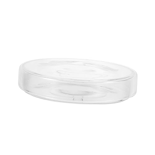 WOONEKY 1pc Clear Petri Dishes Transparent Design Petri Dishes School Experiment Petri Dishes Transparent Glass Glass Flat Petri Dishes