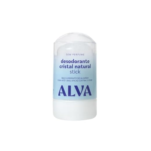 Desodorante Cristal Stick Vegano 60g Alva
