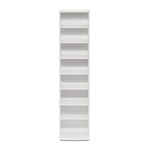 Furinnojayaspacesavingmultimediastoragetowerwhite Urban Country Home Decor Furinno jaya space saving multimedia storage tower white urban country home decor