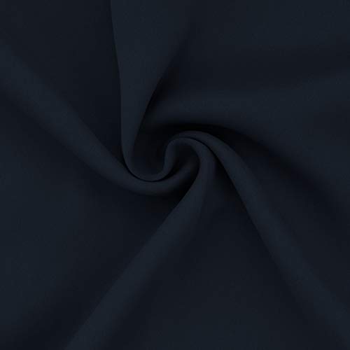 Image of Easy-Going Blackout Curtains for Bedroom, Solid Thermal Insulated Grommet and Noise Reduction Window Drapes, Room Darkening Curtains for Living Room, 2 Panels (52x96 in,Navy)