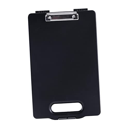 amleso フォルダー 教師用ユーティリティ ファイル ドキュメント クリップ ケース 事務用品 事務用品 作業用紙 手書きパッド ドキュメント クリエイティブ ホーム, 黒