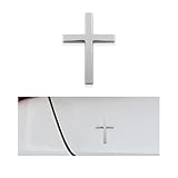 DXNQ Metal Jesus Christ Cross Badge Stickers, 2.5'×1.8' Alloy 3D Individual Car...