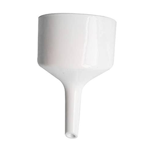 BELLIFFY Laboratory Funnel Food Flask Pottery Funnel Labs Funnel Strainer Food Funnels Buchner Funnel Labs Filtration Funnel Laboratory Tool Funnel for Students Oil Funnels White Ceramics