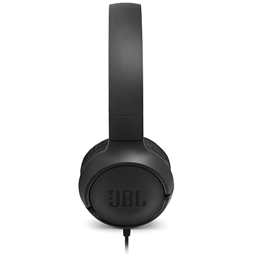 JBL Tune500 On-Ear Kopfhörer mit Kabel - Ohrhörer mit 1-Tasten-Fernbedienung, integriertem Mikrofon und Alexa-Integration - Telefonieren und Musik hören unterwegs Schwarz, JBLT500BLK – Bild 6