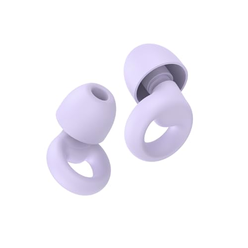 Tapones Oídos Dormir Reutilizables con 7 Pares Almohadillas Silicona, Cancelación de Ruido hasta 46dB, Tapones para Dormir, Estudiar, Viajar, Conciertos, Protección Auditiva Cómoda y Ajustable