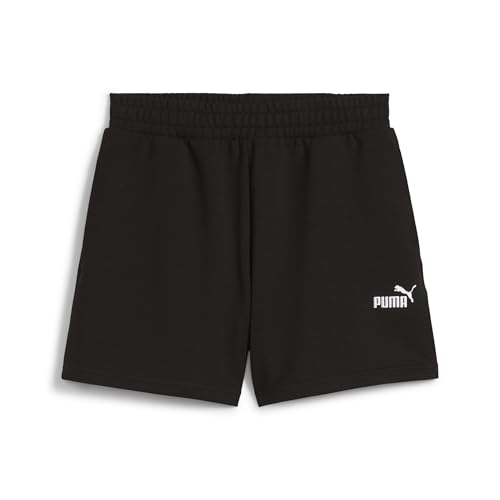 PUMA ESS Small No. 1 Logo 10 cm lätta shorts med hög midja