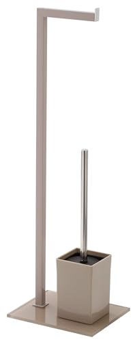 Feridras 810009 Piantana Portascopino e Rotolo, Tortora