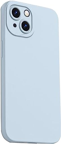 Coque anti-rayures iPhone 14 silicone liquide fin et soyeux