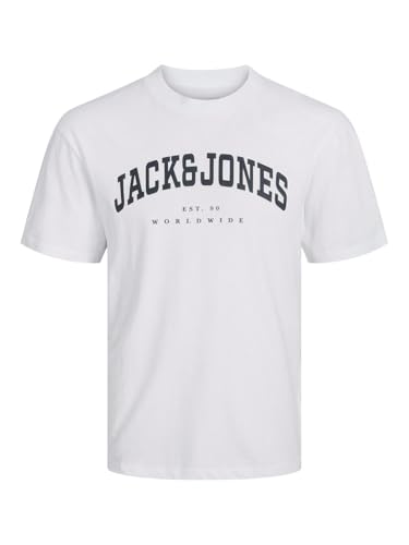 JACK & JONES Male T-Shirt Logo Rundhals T-Shirt, Farbe:Mehrfarbig, Größe:L – Ansicht 2