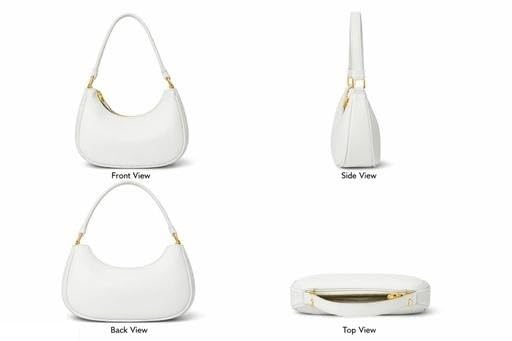 Image of Self Design PU Handbag for Women Ladies Casual Travel Shopping Office Shoulder Carry Bag