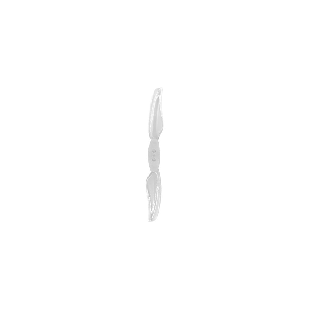 12 Coppie 3015-2 eliche Pieghevoli for PC a 2 Pale da 3 Pollici con Attacco a T for droni RC FPV da Corsa Cinewhoop con Condotto Fai da Te(Milk White)