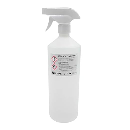Hexeal Isopropyl Alcohol 99.9% IPA 1L Spray