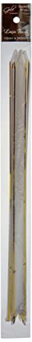 Laco Pronto 18mmx34cm Branco Fio Dourado , Pacote com 120 Gala, Multicor