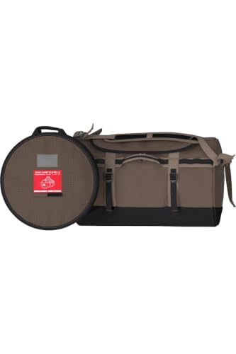 The North Face Unisexe Base Camp 50L Duffel Smokey Brown/TNF Black/S