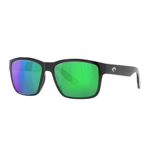 Image of Costa Del Mar Sunglasses For Men - Paunch Mens Polarized Sunglasses 580P 57 | Polarized Fishing Glasses with UV Protection - Costa Sunglasses for Boating, Beach & Driving - 580P, 57