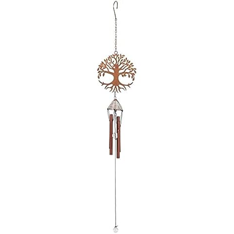 Elegant Copper-Toned Tree of Life Windchime Cover