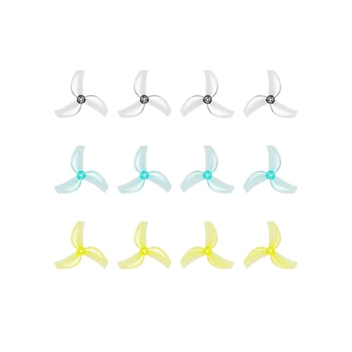 1611 3ブレード CW CCW PC プロペラ 1.5mm シャフト LAVA 1102 / 0802SE ブラシレスモーター ドローン用 12ペア(12Pairs MIX Color)