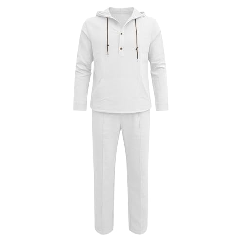Tenue de plage homme look lin ensemble yoga et détente été