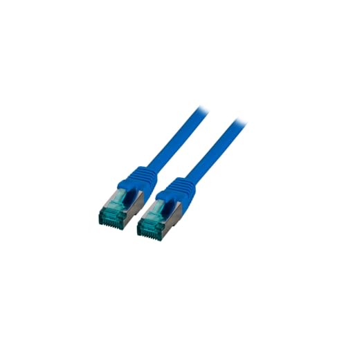 Câble patch Cat.6A S/FTP LSZH Bleu 7,5 m EFB CAT.6A Câble patch S/