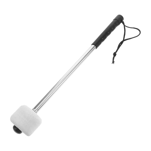 Baquetas Vaguelly para actuaciones en escenario, mazos para bombo de marcha, martillos de felpa de lana para caja miniatura 1