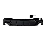 Difusor Trasero Universal para Difusor Parachoques Trasero Serie 1 F40 2019-2024 Kit Carrocería Alerón 116i 118d 120d 128ti M135i Repuesto(Dual Exhaust)