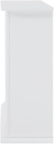 Miniatura 6 de Bowery Hill Chimenea eléctrica que cambia de color de mármol en blanco