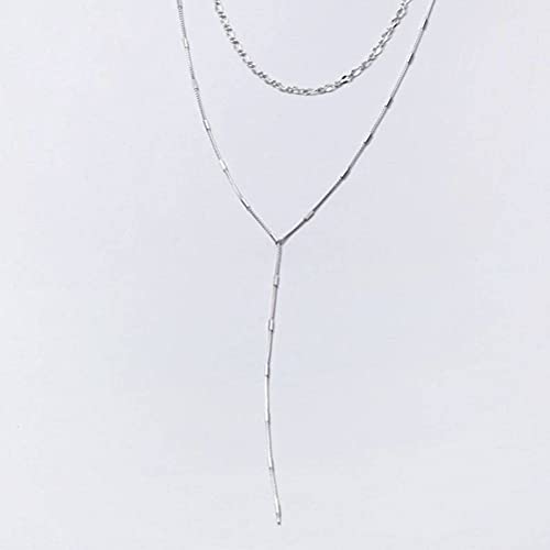 Collier de chandail en argent S925 le cadeau de mode idéal pour elle