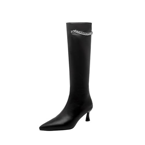 Bottes au genou à bout pointu parfaites pour sublimer vos tenues de bureau et sorties