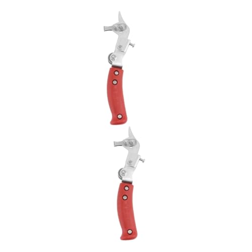 BESPORTBLE Cortador De Anillos Equipo De Corte De Árboles Cortadores Tijeras Para Cortar Arboles Tornillo Fuerza Herramienta De Corte De Injerto Caps Sin Cable Cobalto Planchar Orange