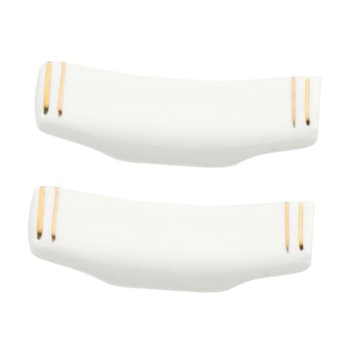 MUELODSIC 2 Stück Keramik Chopstick Rest Porzellan Besteckhalter mit...