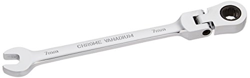 MintCraft Pro FPG7MM 7mm Flexible Ratchet Wrench, Small, Silver