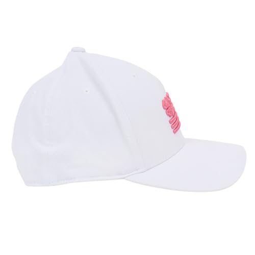 Image of Black Clover Clover Nation 21 White Hat with Desert Rose Clover Flag Snapback Adjustable
