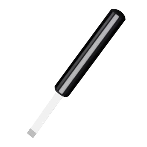 MOBUTOFU 時計用電池オープナー 裏蓋取り外しツール 繊細設計で傷きにくい 腕時計修理に適した超薄型レバーツール 黒色ハンドル