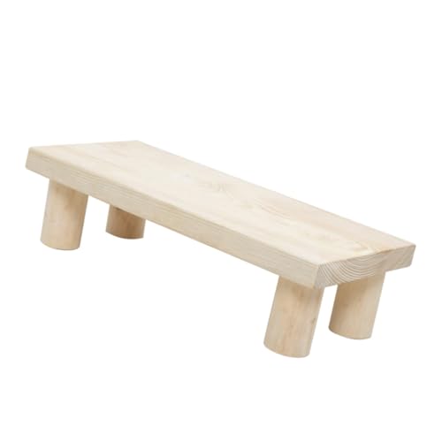 Cabilock Room Furniture Essential Wooden Step Stool Home Footstool Step Stool for Toddlers Child Skid-Resistant Design