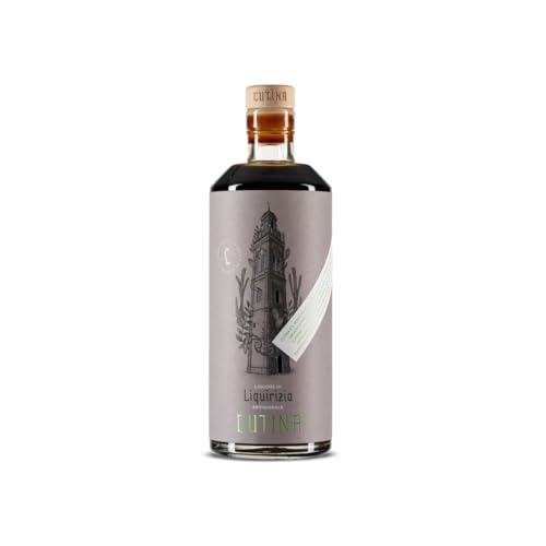 Liquirizia Cutina – Liquore Artigianale LIQUIRIZIA 500 ML | Dolce inteso e Naturale | Ricetta Abruzzese Tradizionale | Made in Italy | 30% Vol (BOX 1 BOTTIGLIA)