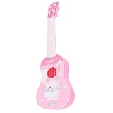 HEMOTON Guitarra De Juguete para Niños Simulación De Tocar Un Instrumento Musical Instrumento para Principiantes Los Niños Tocaban El Ukelele Juego De Niños Niño Ukelele Abs Mini Violín