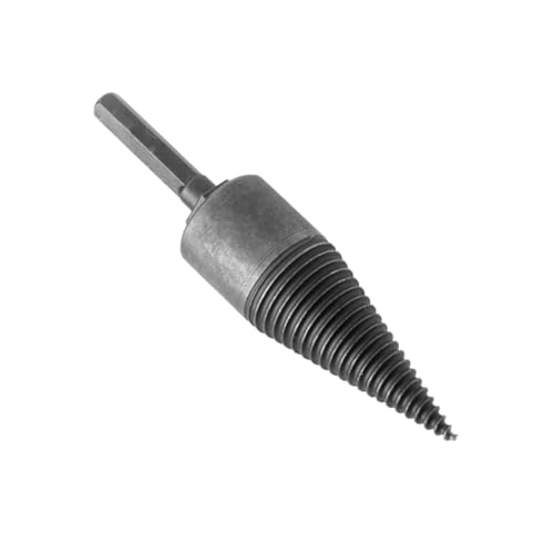 AKOOSY Broca Astilladora Leña con Mango Hexagonal Herramienta Resistente para Taladros Eléctricos Acero Forjado de Alta Dureza Diseño Antideslizante para Uso Prolongado Carpintería y